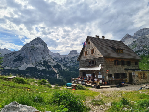 Vonikov Dom hut in the Julian Alps