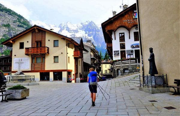 Courmayeur on the TMB