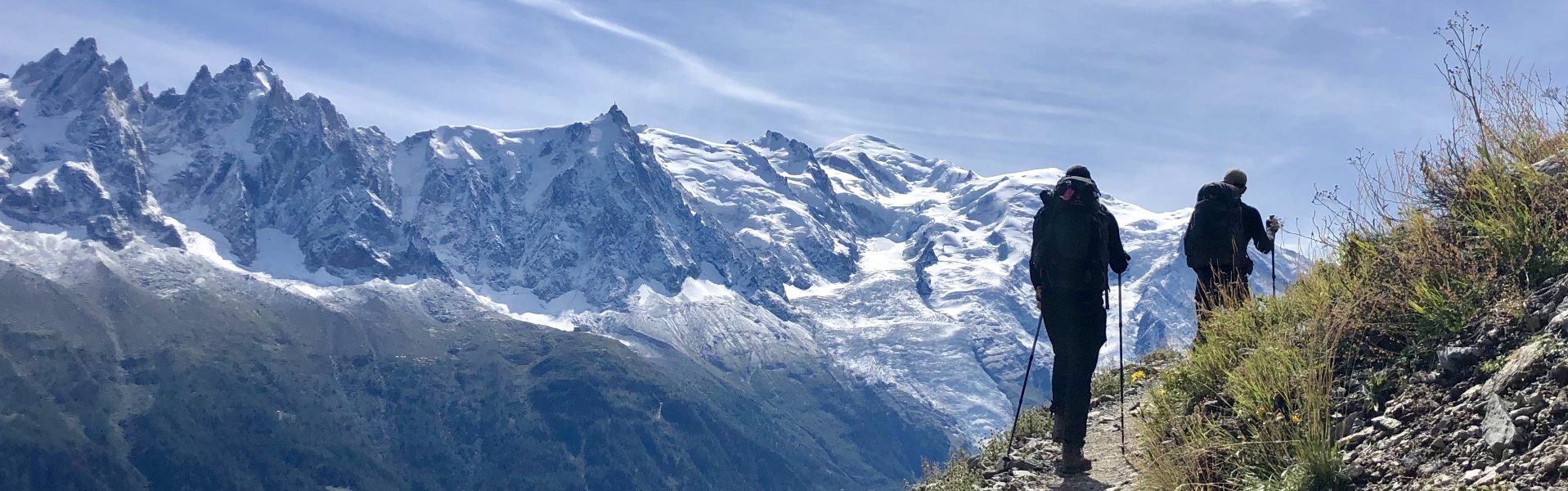 View of Mont Blanc on stage 11